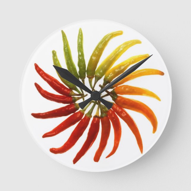 Ronde Horloge Pepper Chili (Recto)