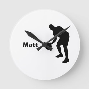 Ronde Horloge personnalisée par basket-ball