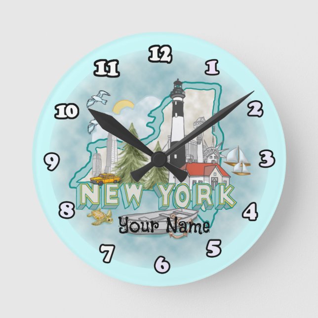 Ronde Horloge phare de New York (Recto)