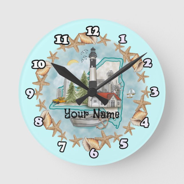 Ronde Horloge phare de New York Shells (Recto)