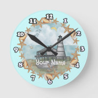 Horloge phare des coquilles de Louisiane
