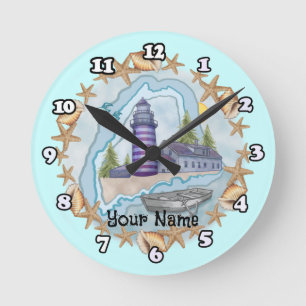 Ronde Horloge phare des coquilles du Maine
