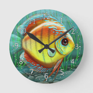 Ronde Horloge Poisson Discus
