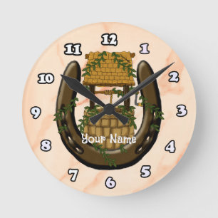 Ronde Horloge Puits de Désirs Fer à Cheval