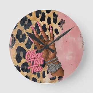 Ronde Horloge Que Tea Wall Horloge