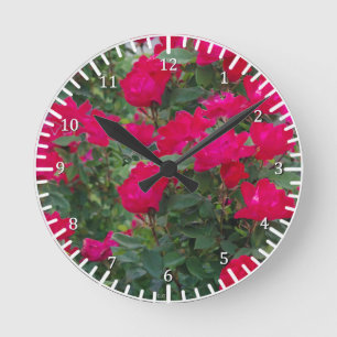 Ronde Horloge Red Roses
