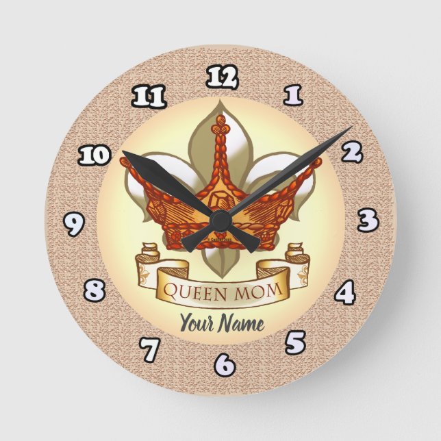 Ronde Horloge Reine Maman (Recto)