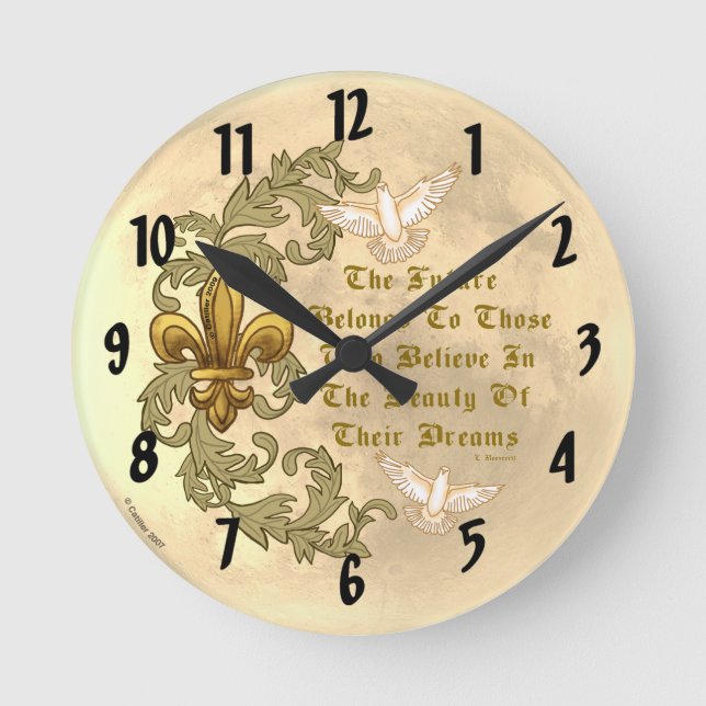 Ronde Horloge Rêves Futurs (Recto)