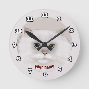 Ronde Horloge Rondo Persian Cat