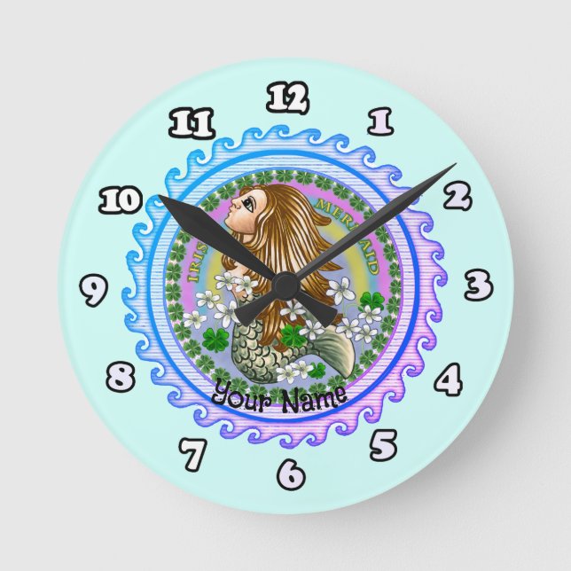 Ronde Horloge Sirène Irlandaise (Recto)
