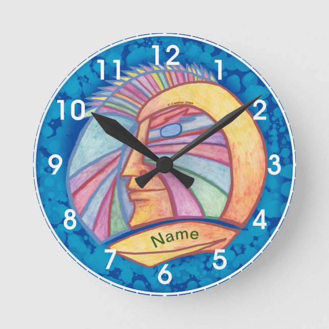 Ronde Horloge Spationaute Alien (Recto)