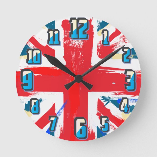 Ronde Horloge Union Jack (Recto)