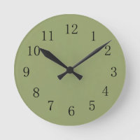 Horloge vert Avocado