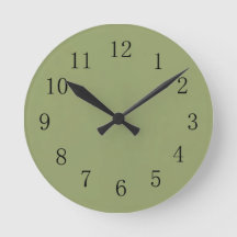 Horloge vert Avocado