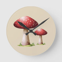 Horloge vintage du champignon