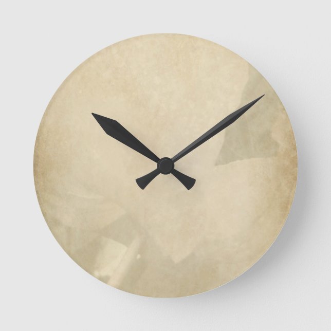 Ronde Horloge vintage florale (Recto)