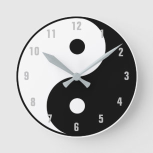 Ronde horloge YIN-YANG