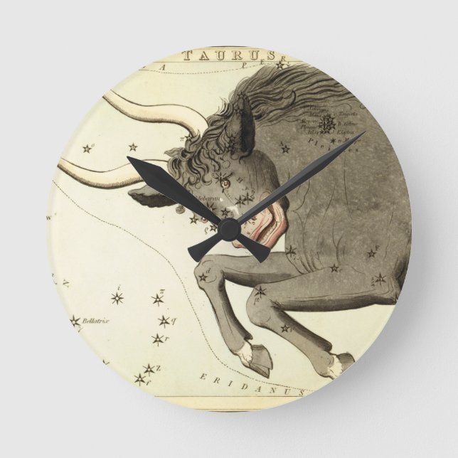 Ronde Horloge "Zodiac : Taurus" (Recto)