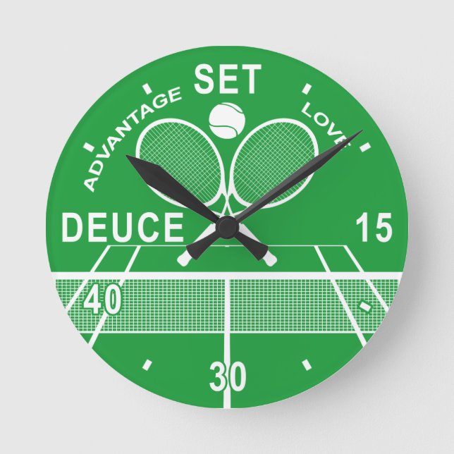 Ronde Joueurs de tennis, horloge de tennis. (Recto)