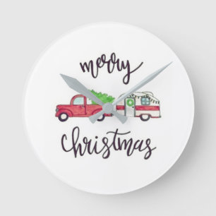Ronde **Joyeux Noël "R. V. STYLE"** HORLOGE