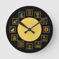 Judée 12 Tribus d'Israël Horloge