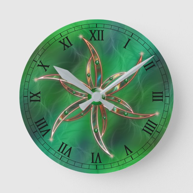 Ronde Le vert comme horloge en herbe (Recto)