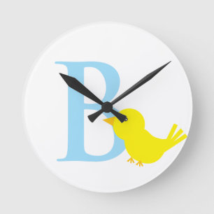 Ronde Lettre B - Horloge initiale