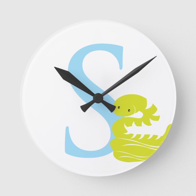 Ronde Lettre S - Horloge initiale (Recto)