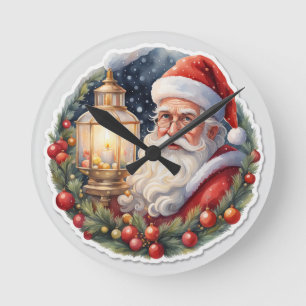 Ronde Moments de fête Horloge : Noël Joie Toutes les heu