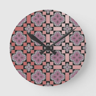 Ronde MVB Chic Gerbera Horloge rose Fleur