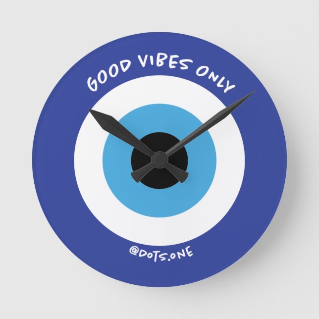 Ronde Oeil Mal À L'Heure - Horloge (Recto)