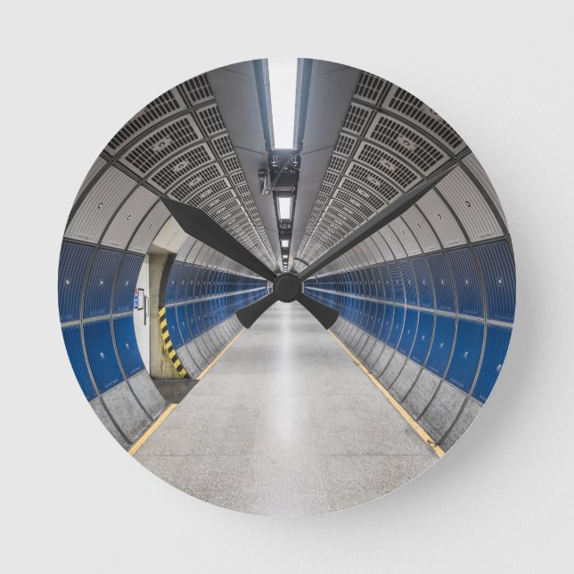 Ronde Perspective Artistique Vaisseau Comme Horloge (Recto)