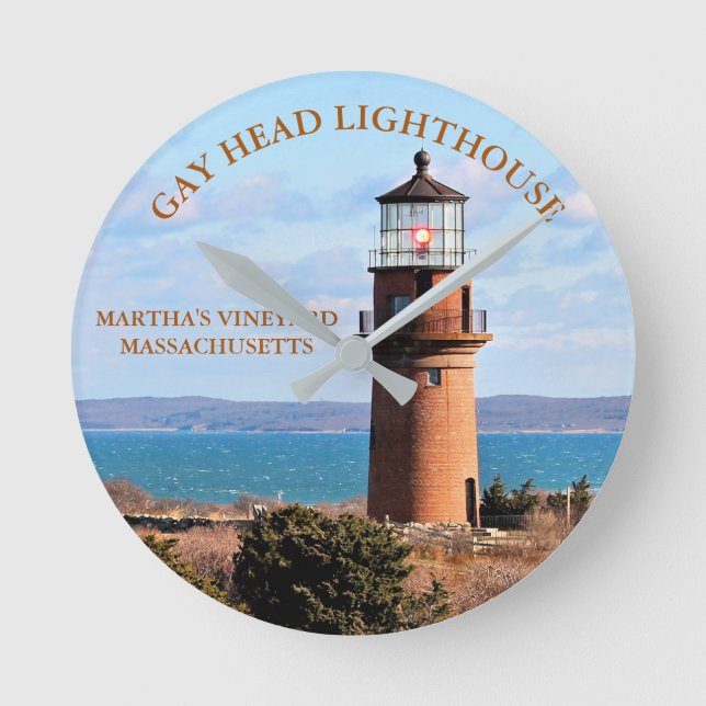 Ronde Phare de Gay Head, Horloge Massachusetts (Recto)