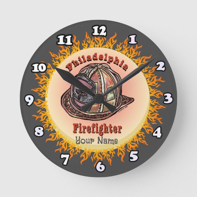 Ronde Philadelphie Horloge pompier (Recto)