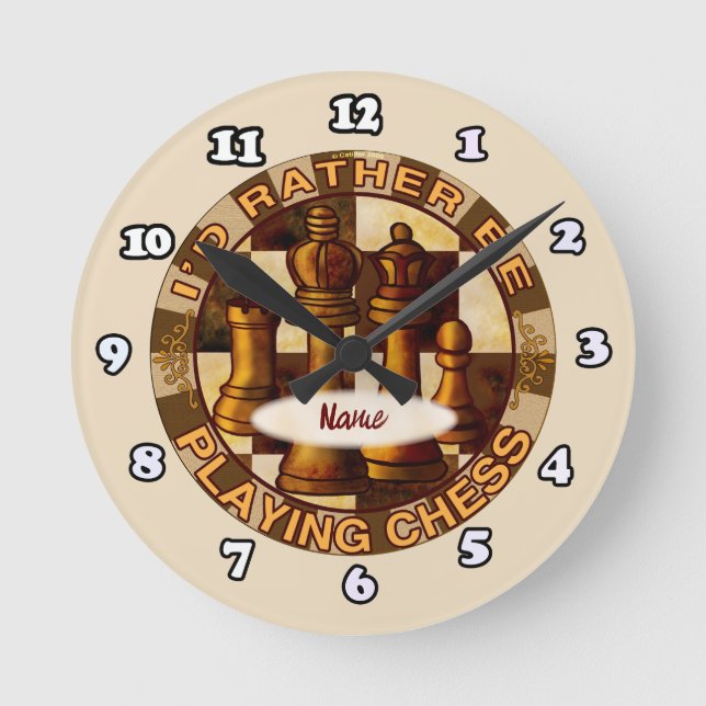 Ronde Plutôt Jouer horloge du jeu (Recto)