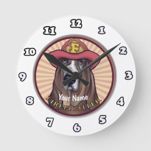 Ronde Pompier Hounddog   horloge
