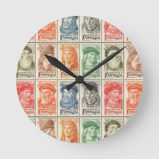 Ronde Portugais design Wall Horloge (Recto)