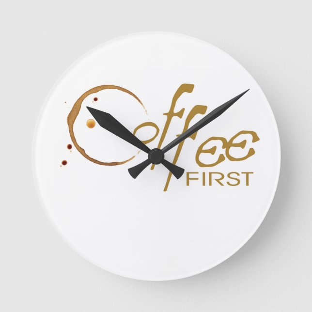 Ronde Première horloge café (Recto)