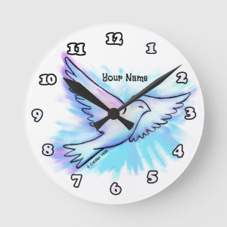 Ronde Prière OEuvres Dove Horloge chrétienne