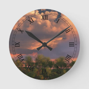 Ronde Quand Mars Frappe Sa Horloge