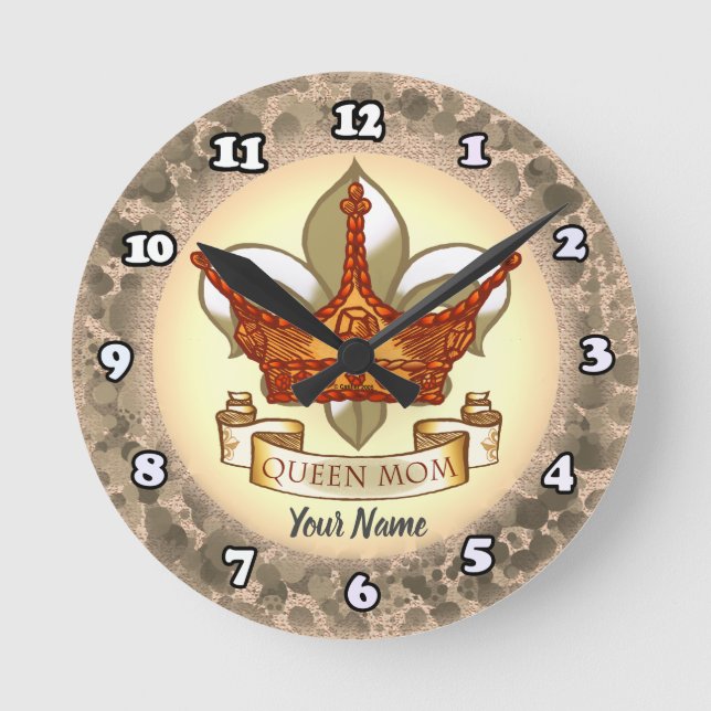 Ronde Queen Mom Horloge (Recto)