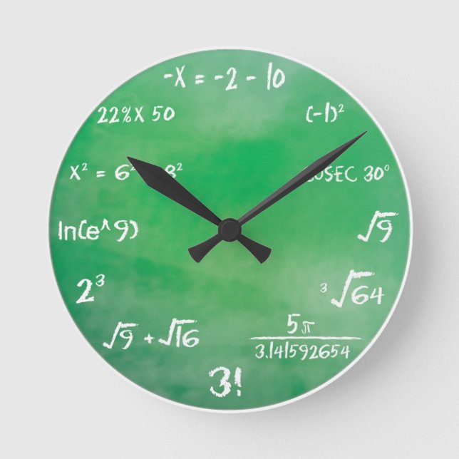 Ronde Quiz Math - Sheldon Cooper Horloge (Recto)