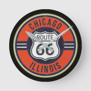 Ronde ROUTE 66 CHICAGO - Horloge