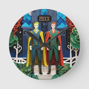 Ronde Son et son Mariage et sa grande horloge anniversai