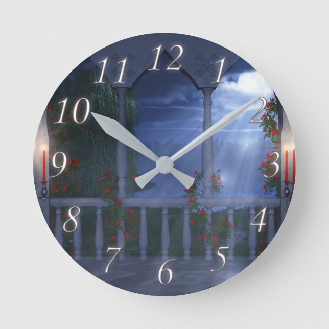 Ronde Son horloge à manteau d'argent (Recto)