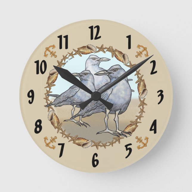 Ronde Trois mouettes horloge (Recto)