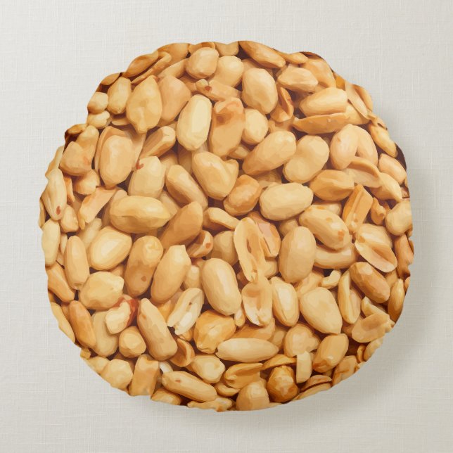 Ronds Coussins de cacahuètes amusants (Devant)