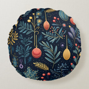 Ronds Coussins de jet élégants à motif floral