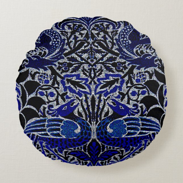 Ronds Coussins Peacock Et Dragon (Devant)