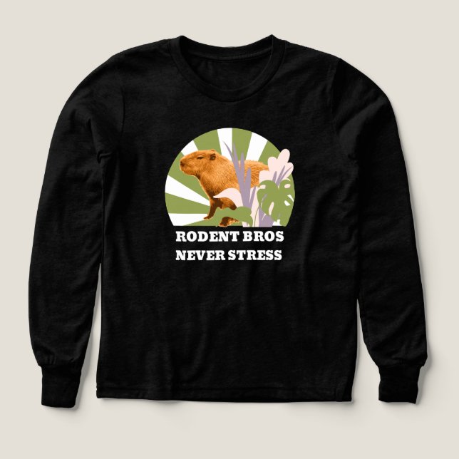 Rongeurs Frères Ne Stressez Jamais Capybara (Motif recto)